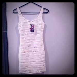 White Soprano mini dress